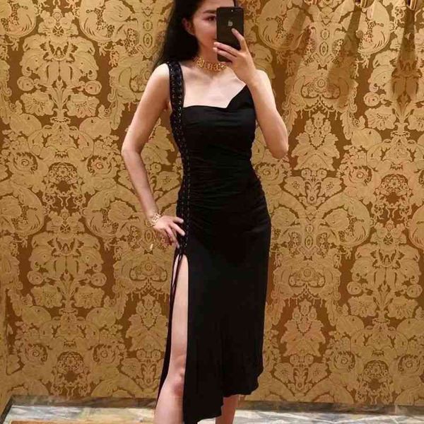 casual dresses european and american y version d summer dress du jia acetic acid fabric slim split suspender medium length, Black;gray
casual dresses european and american y version d summer dress du jia acetic acid fabric slim split suspender medium length, Black;gray
