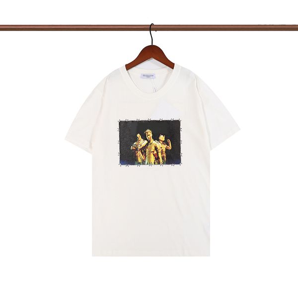 men's t-shirt designer high-quality women's paris letter printing button short sleeve crew neck gilded letter a4, White;black
men's t-shirt designer high-quality women's paris letter printing button short sleeve crew neck gilded letter a4, White;black