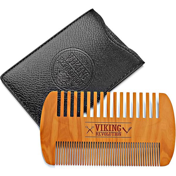 moq 100 pcs amazon supply hair comb fine & coarse teeth double sides wood with pu case custom logo wooden dual action beard combs, Silver
moq 100 pcs amazon supply hair comb fine & coarse teeth double sides wood with pu case custom logo wooden dual action beard combs, Silver