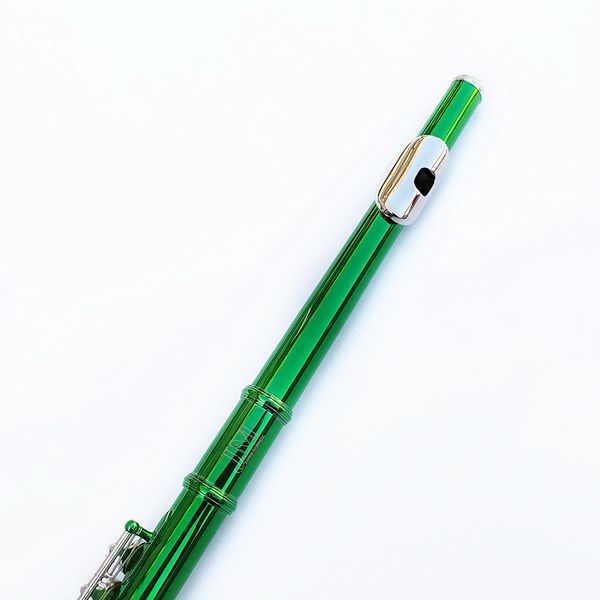 beautiful green flute 16 hole closed nickel silver keys plus the e key obturator flute instrument for students with box shi
beautiful green flute 16 hole closed nickel silver keys plus the e key obturator flute instrument for students with box shi
