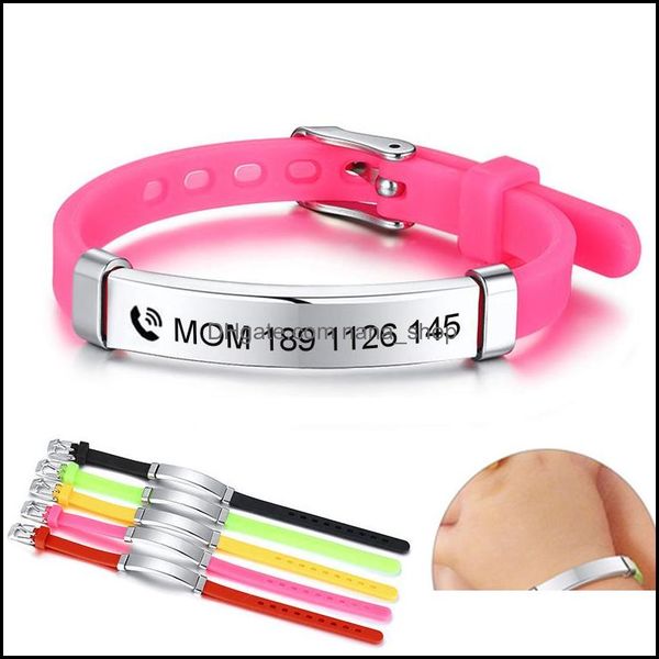 bangle customize kids baby id bracelets soft sile stainless steel rudder girls boys personalized emergency phone name drop delivery 2 dhn47, Black
bangle customize kids baby id bracelets soft sile stainless steel rudder girls boys personalized emergency phone name drop delivery 2 dhn47, Black