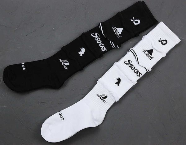three pairs of double multi-layer socks cotton sports football socks sleeve set men's and women's socks, Black
three pairs of double multi-layer socks cotton sports football socks sleeve set men's and women's socks, Black
