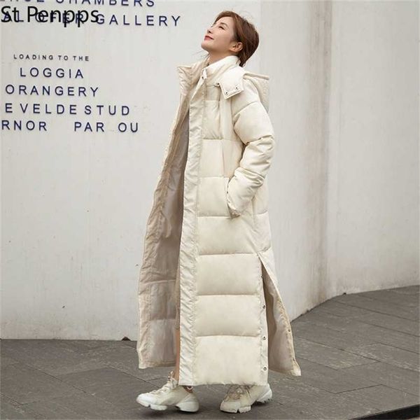 x-long hooded down cotton winter coat women casual thick parkas fashion winter jacket warm outwear soild female coats 211120, Black
x-long hooded down cotton winter coat women casual thick parkas fashion winter jacket warm outwear soild female coats 211120, Black