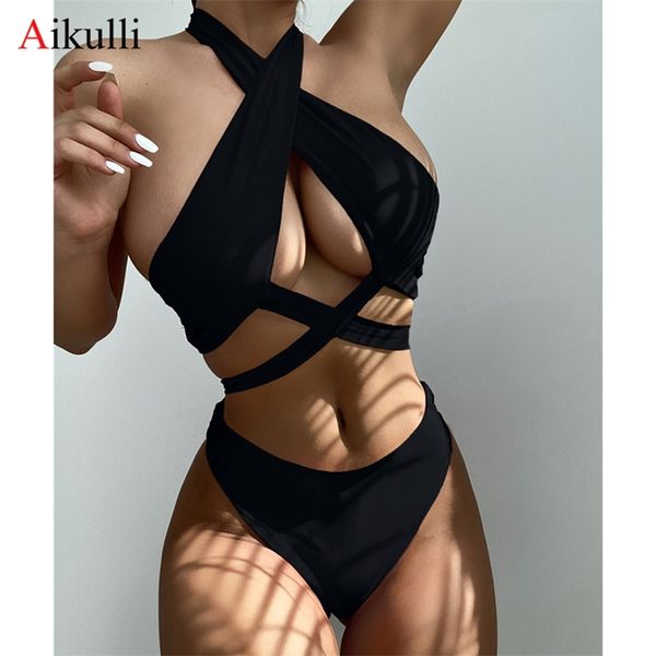 halter hollow cross bikinis set swimsuit women's solid two-piece swimwear summer beachwear woman bath bathing suit 220414, White;black
halter hollow cross bikinis set swimsuit women's solid two-piece swimwear summer beachwear woman bath bathing suit 220414, White;black