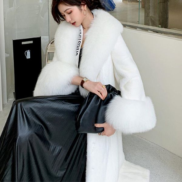 & women's fur faux winter warm collar female mink coat korean style temperament fashion slim long trim women furry 2021, Black
& women's fur faux winter warm collar female mink coat korean style temperament fashion slim long trim women furry 2021, Black