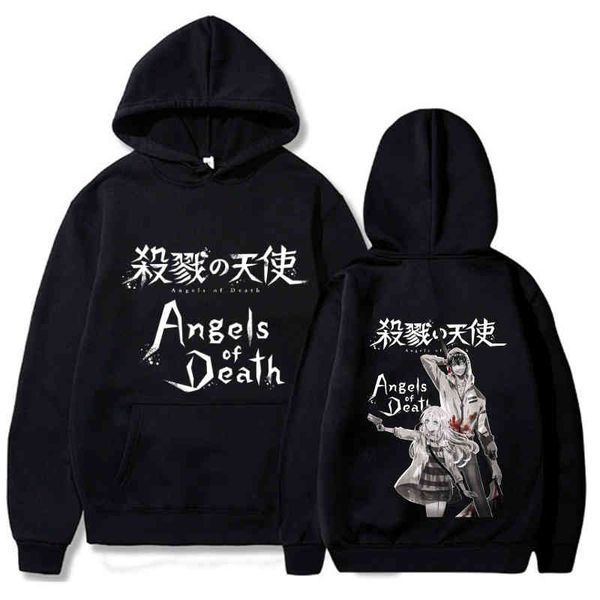 popular anime angels of death hoodies cool caroon rache gardner isaac foster graphic streetwear harajuku couple sweatshirts, Black
popular anime angels of death hoodies cool caroon rache gardner isaac foster graphic streetwear harajuku couple sweatshirts, Black