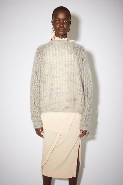 women's sweaters ac spring and autumn mohair thin pullover knitted women's sweater original pure first-line customer, White;black
women's sweaters ac spring and autumn mohair thin pullover knitted women's sweater original pure first-line customer, White;black