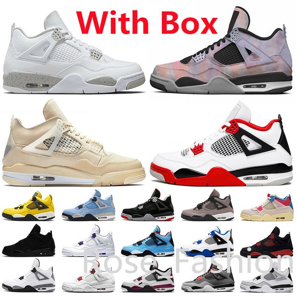 with box 4 fire red thunder white oreo zen master mens shoe basketball shoes 4s shimmer lightning black cat military cement university unc
with box 4 fire red thunder white oreo zen master mens shoe basketball shoes 4s shimmer lightning black cat military cement university unc