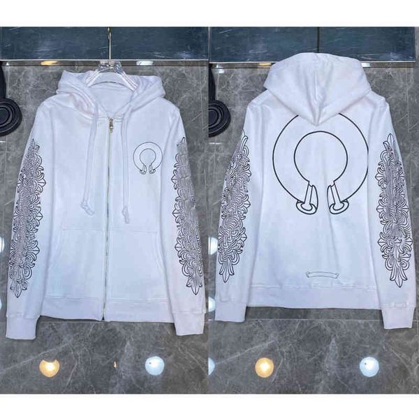 loose fashion mens sweatshirts classic brand ch designer hoodie horseshoe sanskrit print luxury zipper jacket pullover hooded coat women sw, Black
loose fashion mens sweatshirts classic brand ch designer hoodie horseshoe sanskrit print luxury zipper jacket pullover hooded coat women sw, Black