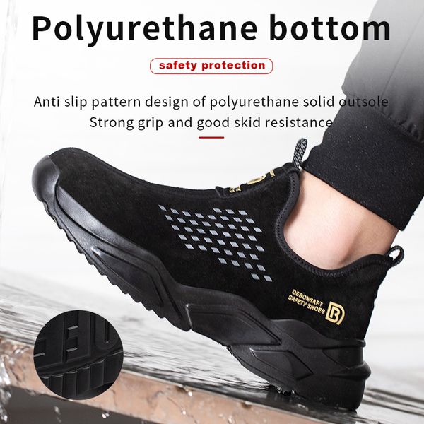 work safety shoes anti-smashing anti-piercing steel toe construction men and women lightweight breathable sports shoes, Black;brown
work safety shoes anti-smashing anti-piercing steel toe construction men and women lightweight breathable sports shoes, Black;brown