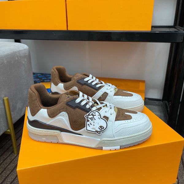 2023 new luxury man shoes fashion genuine leather woman sneakers lace up flat sneaker platform 0502, Black
2023 new luxury man shoes fashion genuine leather woman sneakers lace up flat sneaker platform 0502, Black