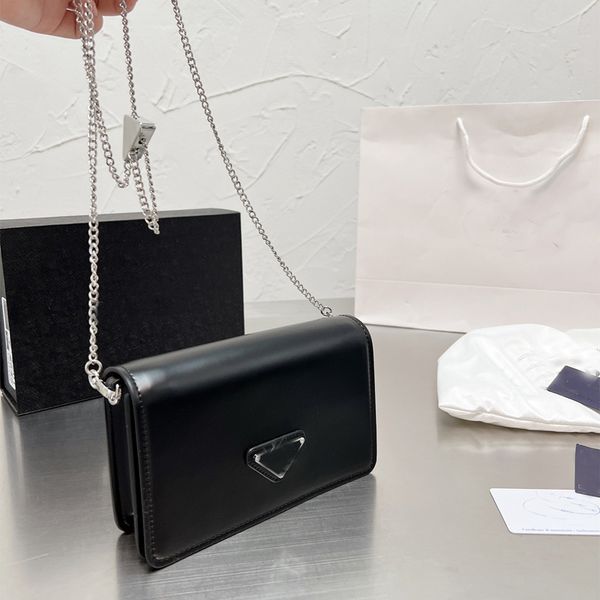 women genuine leather shoulder crossbody bag pouch clutch ladies flap bags chains shoulder strap triangle decoration clutches
women genuine leather shoulder crossbody bag pouch clutch ladies flap bags chains shoulder strap triangle decoration clutches