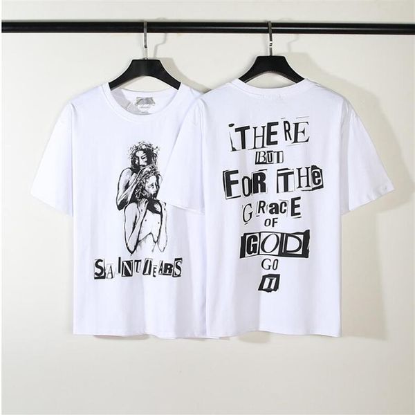 white saint tears t shirt for men women summer short sleeve t-shirt3154, White;black
white saint tears t shirt for men women summer short sleeve t-shirt3154, White;black