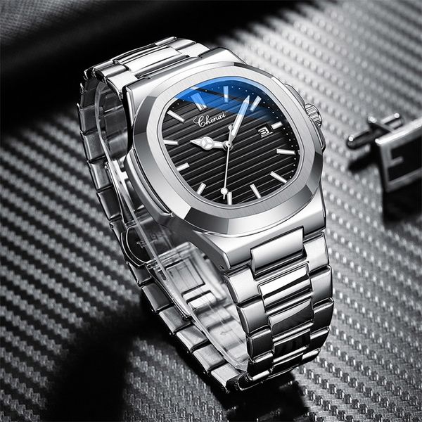 fashion men's silver stainless steel minimalism casual business watches men luxury quartz wristwatch for male calendar, Slivery;brown
fashion men's silver stainless steel minimalism casual business watches men luxury quartz wristwatch for male calendar, Slivery;brown