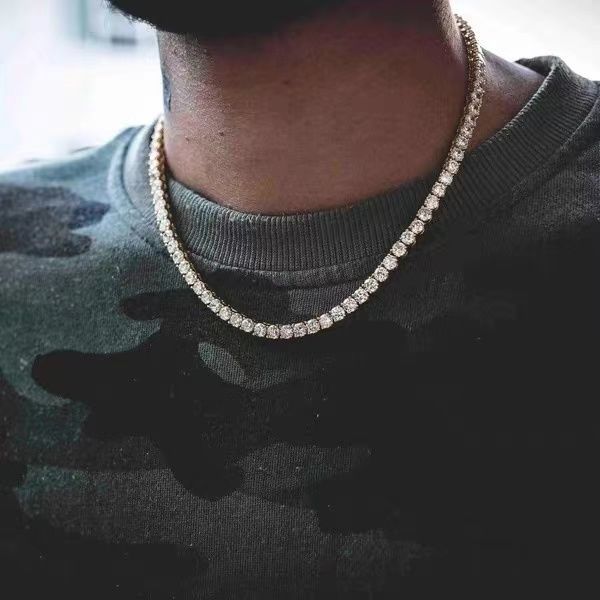 iced out miami cuban link chains necklace men 2022 hip hop stainless steel jewelry necklaces, Silver
iced out miami cuban link chains necklace men 2022 hip hop stainless steel jewelry necklaces, Silver