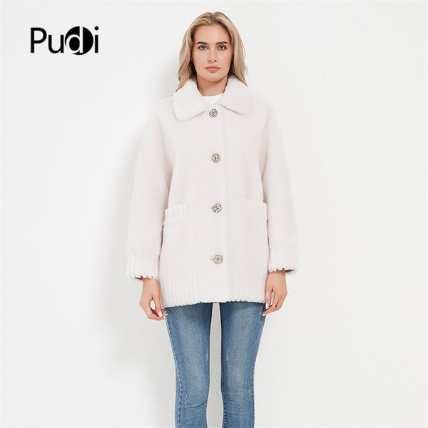 pudi new fashion genuine wool fur women winter sweater warm sheep shearing coat h6007, Black
pudi new fashion genuine wool fur women winter sweater warm sheep shearing coat h6007, Black
