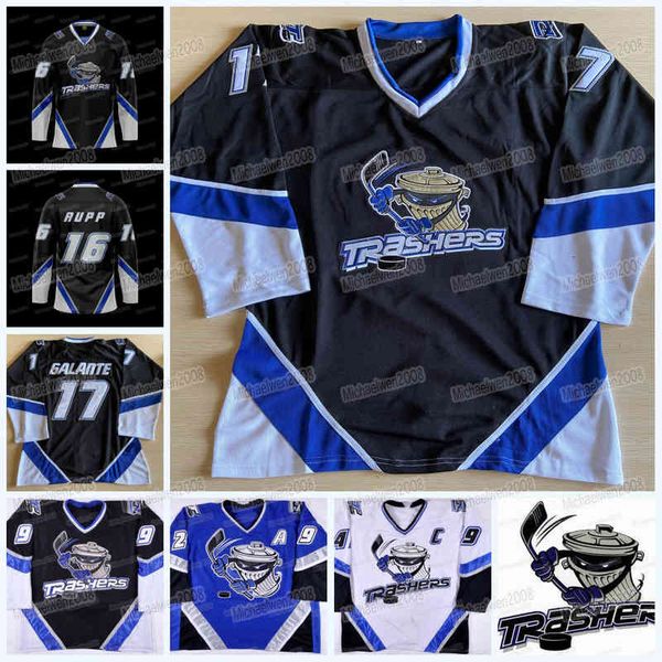 danbury trashers 2004-05 jersey 17 galante brent gretzky brad wingfield mike bayrack jon mirasty scott stirling bren dan mccartin regan mike, Black
danbury trashers 2004-05 jersey 17 galante brent gretzky brad wingfield mike bayrack jon mirasty scott stirling bren dan mccartin regan mike, Black