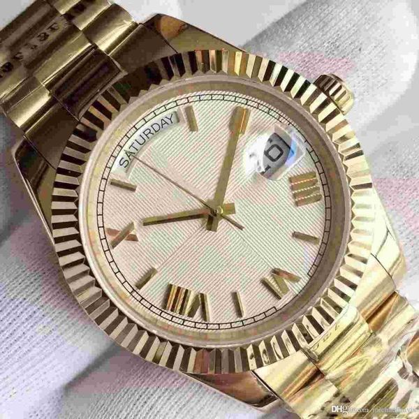 watch 40mm self-winding mechanical movement silver dial fluted bezel concealed folding crown clasp mens watch, Slivery;brown
watch 40mm self-winding mechanical movement silver dial fluted bezel concealed folding crown clasp mens watch, Slivery;brown