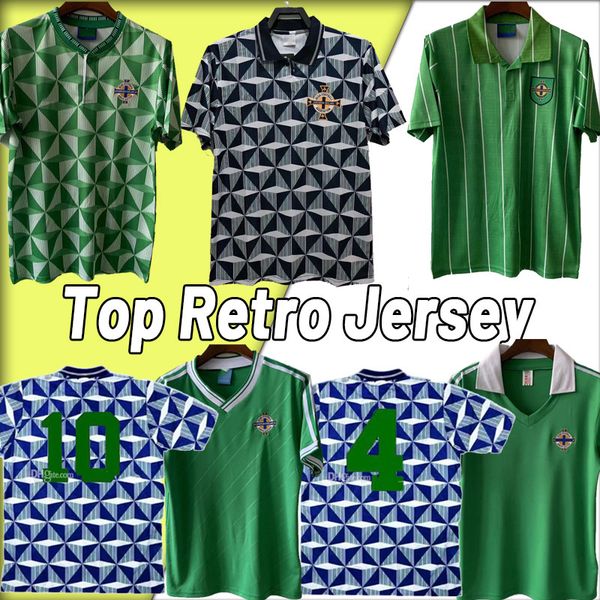1979 1988 northern ireland retro soccer jerseys home away classic vintage 1990 1993 1994 evans lewis saville davis whyte lafferty mcnair mai, Black;yellow
1979 1988 northern ireland retro soccer jerseys home away classic vintage 1990 1993 1994 evans lewis saville davis whyte lafferty mcnair mai, Black;yellow