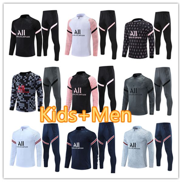 men kids 22/23 soccer tracksuit jacket men long sleeves survetement sets hommes sportswear training suits footbal, Black
men kids 22/23 soccer tracksuit jacket men long sleeves survetement sets hommes sportswear training suits footbal, Black