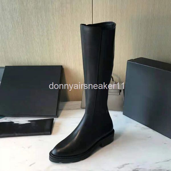 boots winter knee length boots women's flat bottomed net red fashion thin small tall, Black
boots winter knee length boots women's flat bottomed net red fashion thin small tall, Black