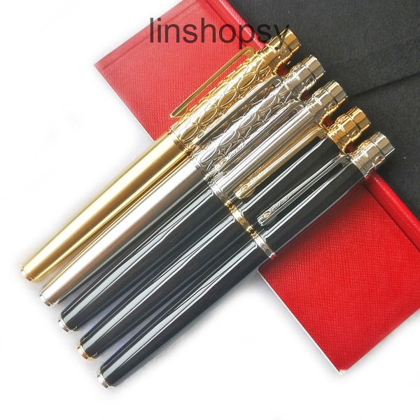 quality classic matte metal barrel roller ball pen golden/silver clip with serial number writing smooth luxury stationery+gift refills+gift
quality classic matte metal barrel roller ball pen golden/silver clip with serial number writing smooth luxury stationery+gift refills+gift