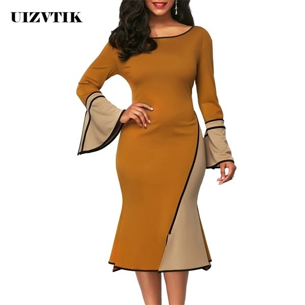 winter autumn dress women casual plus size slim ruffles pathwork dresses elegant vintage mermaid long party dress 5xl y200102, White;black
winter autumn dress women casual plus size slim ruffles pathwork dresses elegant vintage mermaid long party dress 5xl y200102, White;black