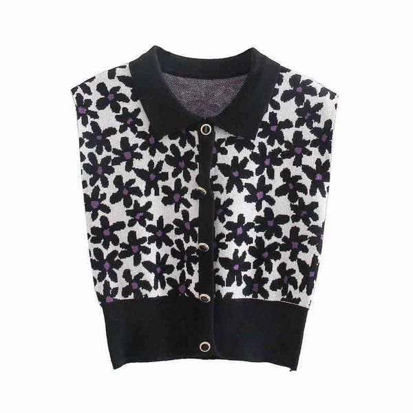 xnwmnz floral knitted sweater vest women croped pullover vintage sleeveless lapel korean female waistcoat knit 210513, Black;white
xnwmnz floral knitted sweater vest women croped pullover vintage sleeveless lapel korean female waistcoat knit 210513, Black;white