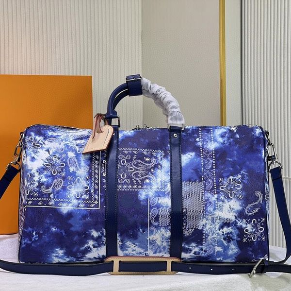 designer duffel bags large capacity blue pvc flower holiday fashion men women travel bag luggage sport outdoor tote handbags
designer duffel bags large capacity blue pvc flower holiday fashion men women travel bag luggage sport outdoor tote handbags