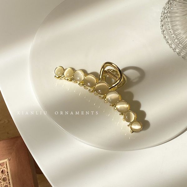 clamps opal grip back head hair fixer alloy large medium clip hairware barrettes out, Slivery;golden
clamps opal grip back head hair fixer alloy large medium clip hairware barrettes out, Slivery;golden