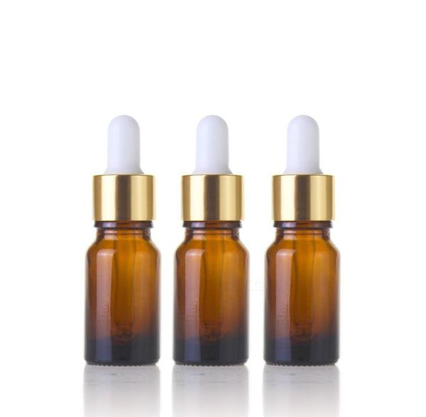 10ml amber glass dropper bottles glass liquid reagent 10 ml vials with gold cap sn1556
10ml amber glass dropper bottles glass liquid reagent 10 ml vials with gold cap sn1556