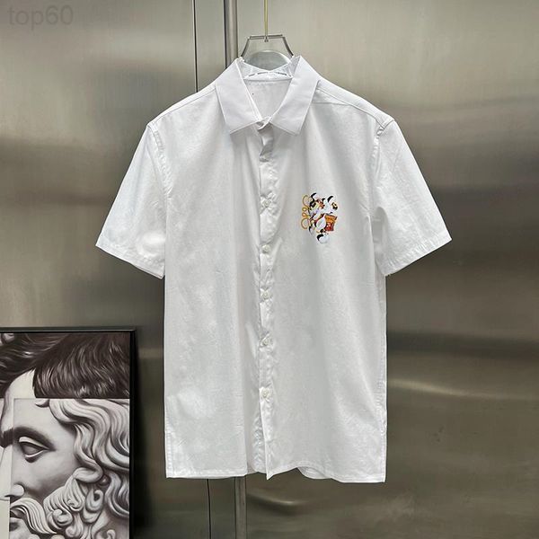 men's casual shirts designer 2022 summer new big cartoon printed short sleeved shirt loose casual men's and women's half fash, White;black
men's casual shirts designer 2022 summer new big cartoon printed short sleeved shirt loose casual men's and women's half fash, White;black