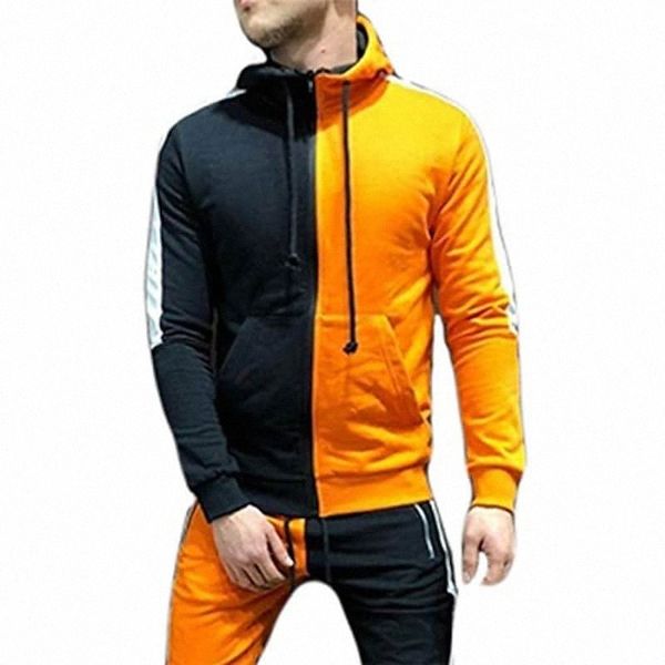 men's side stripe zipper tracksuits zipper hoodies jacket drawstring waistband long sleeve joggers set hoodies black+orange, large z3ic, Gray
men's side stripe zipper tracksuits zipper hoodies jacket drawstring waistband long sleeve joggers set hoodies black+orange, large z3ic, Gray