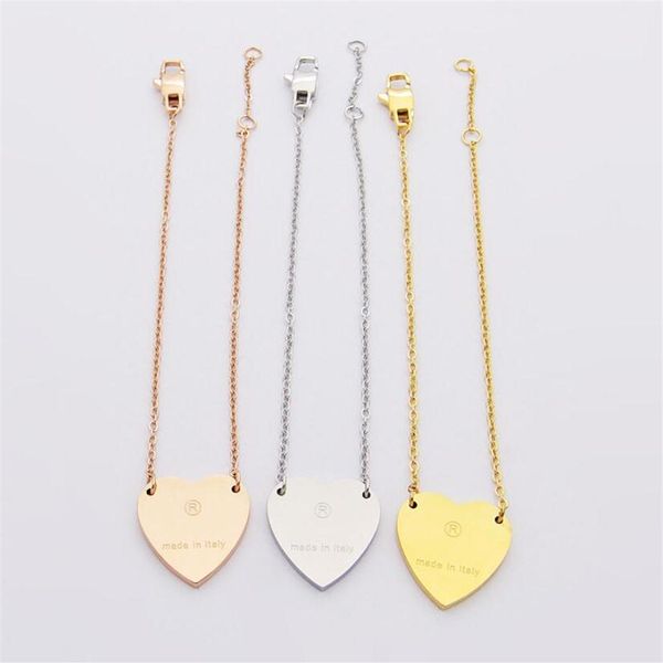 never fade easy chic big heart love chain bracelet bangle rose gold silver 316l stainless steel inlaid ceramic letter jewelry wome289z, Black
never fade easy chic big heart love chain bracelet bangle rose gold silver 316l stainless steel inlaid ceramic letter jewelry wome289z, Black