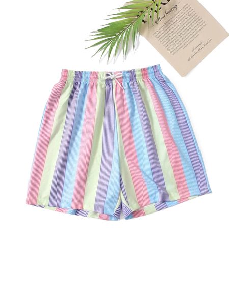 men colorful striped shorts 24oy#, White;black
men colorful striped shorts 24oy#, White;black