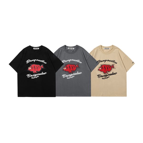 2022 vintage korean fried street men's t-shirts 3d printed t-shirt round neck breathable short sleeve est summer 2022 creative personal, White;black
2022 vintage korean fried street men's t-shirts 3d printed t-shirt round neck breathable short sleeve est summer 2022 creative personal, White;black