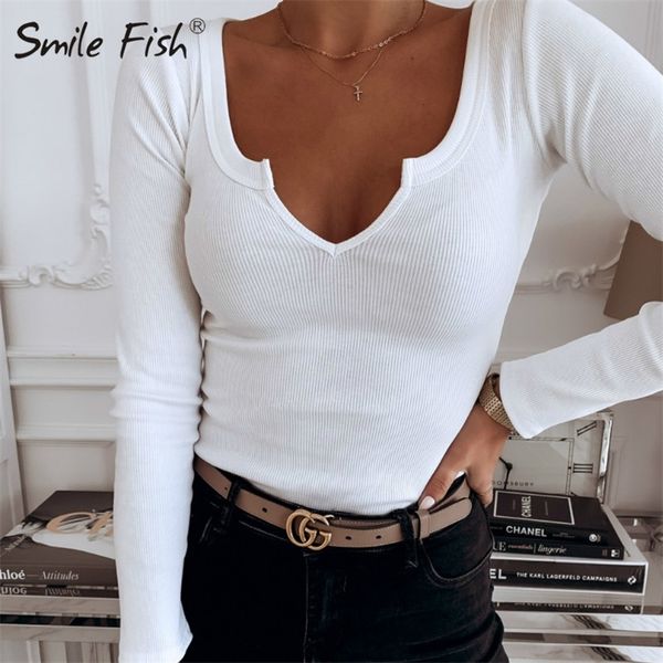 winter autumn women tshirts pullover tees long sleeve black white solid tee t-shirts women bodycon knitted tshirt g2190 220420
winter autumn women tshirts pullover tees long sleeve black white solid tee t-shirts women bodycon knitted tshirt g2190 220420