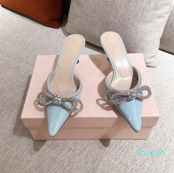 rhinestone bow slippers satin pointed heel high single crystal bowtie high-heeled shoes, Black
rhinestone bow slippers satin pointed heel high single crystal bowtie high-heeled shoes, Black