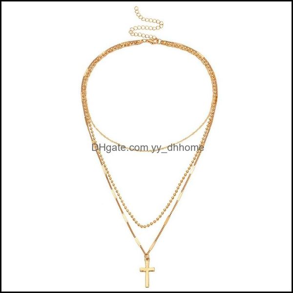 pendant necklaces pendants jewelry s862 europe fashion womens cross necklace mti-layer chains ladies sweater 58 u2 drop delivery 2021 yk8f, Silver
pendant necklaces pendants jewelry s862 europe fashion womens cross necklace mti-layer chains ladies sweater 58 u2 drop delivery 2021 yk8f, Silver