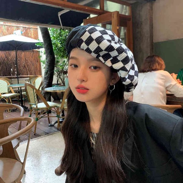women stitches beret casual autumn winter dampboard plaid stretch jellyfish fluffy cloud newspaper boy's hat borderless painter cap j22, Blue;gray
women stitches beret casual autumn winter dampboard plaid stretch jellyfish fluffy cloud newspaper boy's hat borderless painter cap j22, Blue;gray