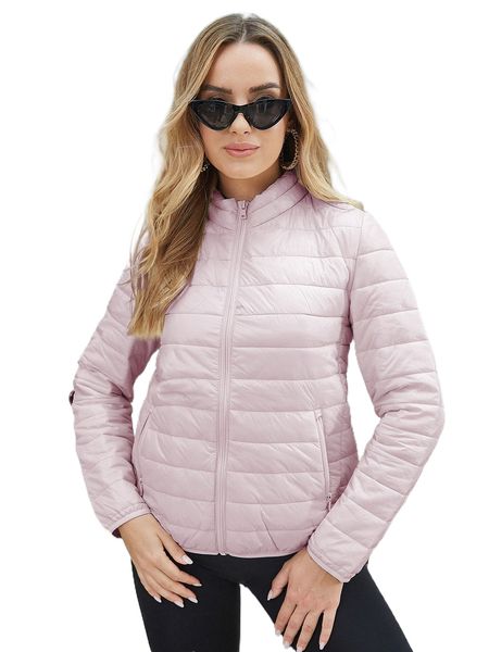 ziai solid zip up winter coat u5ex#, Black