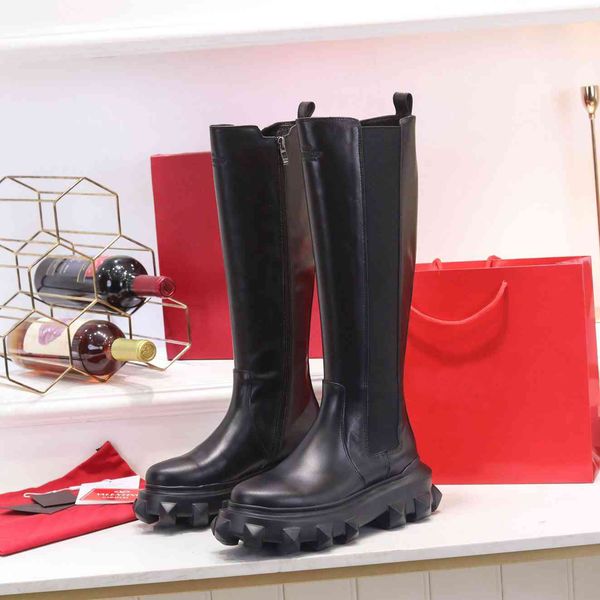 luxury new womens knee fashion runway style boots winter shoes square head thick bottom size 35-42, Black
luxury new womens knee fashion runway style boots winter shoes square head thick bottom size 35-42, Black