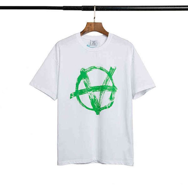 wittmont vetements2022postage v anti war symbol men's and women's high street trend loose t-shirt, White;black
wittmont vetements2022postage v anti war symbol men's and women's high street trend loose t-shirt, White;black