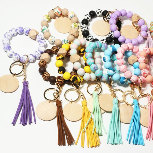 jewelry printed gradient silicone beads keychain keys leopard car keychain charms tassel wristlet bracelet keyring for women men 2022 new, Red;brown
jewelry printed gradient silicone beads keychain keys leopard car keychain charms tassel wristlet bracelet keyring for women men 2022 new, Red;brown