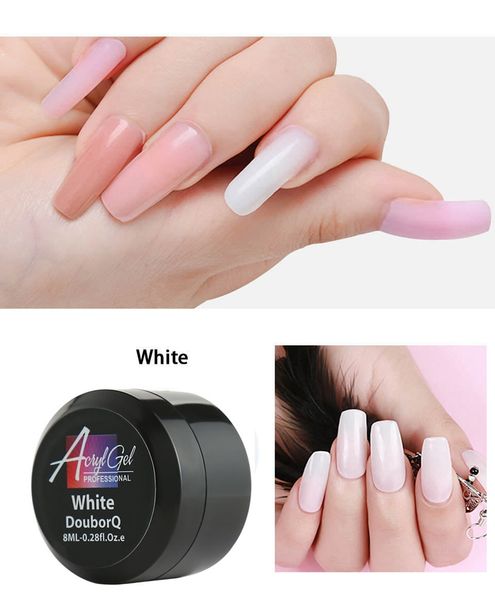 8ml extension nail gel white clear french nail art diy for quick prolong nails finger form manicure tips tools 193, Red;pink
8ml extension nail gel white clear french nail art diy for quick prolong nails finger form manicure tips tools 193, Red;pink