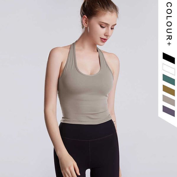 new sleeveless dance sports women's neck hanging back training fitness vest running fast drying yoga clothes women
new sleeveless dance sports women's neck hanging back training fitness vest running fast drying yoga clothes women