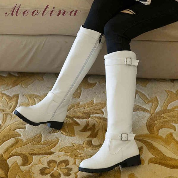 woman boots mid heel knee high zipper thick long buckle round toe ladies shoes autumn winter white 210517, Black
woman boots mid heel knee high zipper thick long buckle round toe ladies shoes autumn winter white 210517, Black