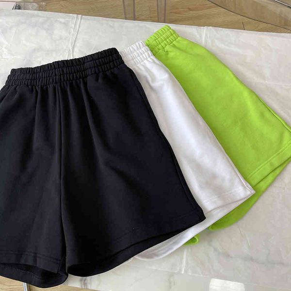 men's shorts paris home bb embroidered small letters black and white green shorts for men women, White;black
men's shorts paris home bb embroidered small letters black and white green shorts for men women, White;black