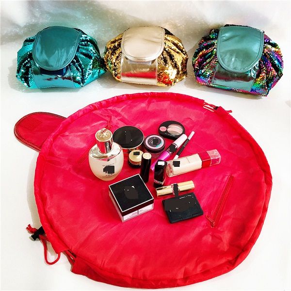 makeup sequins workmanship drawstring cosmetic bag large capacity 65.5x54.5 cm travel portable lazy cosmetic bags
makeup sequins workmanship drawstring cosmetic bag large capacity 65.5x54.5 cm travel portable lazy cosmetic bags