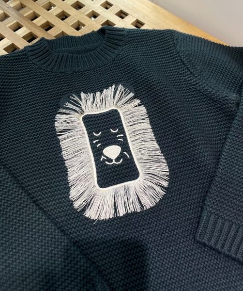 boys girls pullovers baby sweaters kids designer clothes pullover sweater with letter lion head gradient tassels o-neck new long sleeve cott, Blue
boys girls pullovers baby sweaters kids designer clothes pullover sweater with letter lion head gradient tassels o-neck new long sleeve cott, Blue